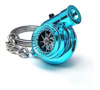 Q&A Car Turbo Keychain Rechargeable Turbo Keychain with Sound and Light,Electric Turbo Keychain,USB Mini Keychain Turbo Key Sleeve Bearing Spinning Model Turbo Charger Ring Key of BOV Sound