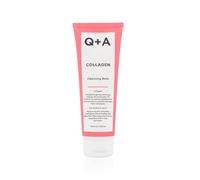 Q+A Collagen Cleansing Balm (125ml), Balm-to-Oil Face Cleanser, Makeup Remover with Squalane and Coconut Oil, Hydrating and Nourishing Face Wash, Promotes Plump and Supple Skin, Vegan Skincare