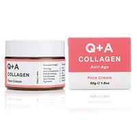 Q+A Collagen Face Cream (50g), Natural Skincare Anti-Ageing Face Care with plant-powered Collagen, Shea Butter and Magnesium, Hydrating and Firming Day Cream