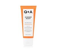 Q+A Ginger Root Daily Moisturiser 75ml | Firming & Calming Face Cream | A lightweight UK-made daily moisturiser with Ginger Root & Organic Aloe Vera to calm, hydrate & firm all skin types.