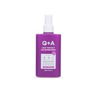 Q+A Heat Protect All-In-One Spray (150ml), Heat Protection Spray for Hair, 13-Benefit Multi-Tasking Heat Protectant, Strengthening and Anti-Frizz Hair Spray with Hyaluronic Acid Complex
