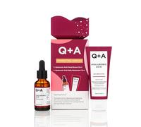 Q+A Hydrating Heroes Skincare Gift Set, Contains Hyaluronic Acid Facial Serum 30ml, Hyaluronic Acid Daily Moisturiser 75ml, Natural Hydration for All Skin Types, Softens & Plumps for Radiant Glow