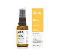 Q+A Multi-Peptide Serum (30ml), Anti-Ageing Face Serum with Polypeptide, Fragrance Free, Smooths Wrinkles, Improves Tone and Elasticity, Skincare for a Youthful Glow