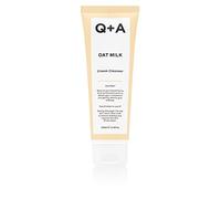 Q+A Oat Milk Cream Cleanser (125ml), Gentle Face Cleanser, Face Wash, and Makeup Remover with Oat Seed Oil and Oat Amino Acids, Hydrating and Soothing, Natural Skincare