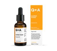 Q+A Super Food Facial Oil (30ml), Natural Vitamin-Rich Face Oil with Jojoba, Vitamin E Oil for Skin, Deeply Nourishes and Hydrates Dry, Sensitive, and Normal Skin, Boosts Skin Radiance and Glow