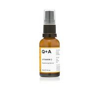 Q+A Vitamin C Brightening Serum 30ml | Anti-Ageing Face Glow Serum | A 98.6% natural UK-made hybrid serum with encapsulated Vitamin C & Hyaluronic Acid to brighten, hydrate & boost collagen.