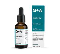 Q+A Zinc PCA Facial Serum (30ml), 99% Natural, Pore-Refining & Firming Serum with Zinc PCA and Reishi & Shiitake Mushrooms, Reduces Redness & Blemishes, Fragrance Free, Vegan & Cruelty Free Skincare