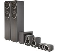 Q ACOUSTICS 3000i 5.1 Home Cinema 3050i Speaker Package (Graphite Grey) Surround sound Speaker System stereo
