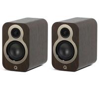 Q Acoustics 3010c Bookshelf Speakers (Pair) Claro Walnut