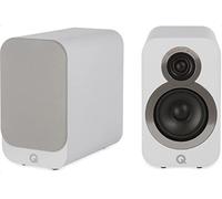 Q ACOUSTICS 3010i Compact Bookshelf Speakers Pair Arctic White - Featuring 2-way Reflex Enclosure Type, 100mm (4") Bass Driver, and 22mm (0.9") Tweeter - Stereo Hifi/Passive