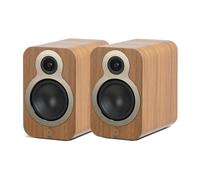 Q Acoustics 3020c Bookshelf Speakers - Oak