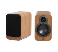 Q Acoustics 3020c Bookshelf Speakers Per Pair, Pin Oak