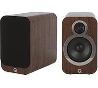 Q ACOUSTICS 3020i Bookshelf Speakers Pair English Walnut - Featuring 2-way Reflex Enclosure Type, 125mm (5") Bass Driver, and 22mm (0.9") Tweeter - Stereo Speakers Hifi/Passive Speakers
