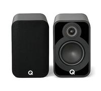 Q Acoustics 5020 Bookshelf Speakers - Matt Black - Free 5m cable + banana plugs.