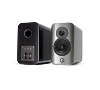 Q Acoustics Concept 300 Speakers (Pair) - Silver / Ebony - New Old Stock