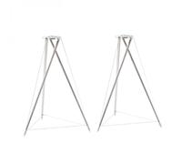 Q Acoustics Concept 300 Tripod Speaker Stands (Pair) Silver