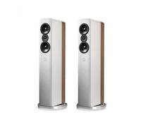 Q Acoustics Concept 500 Gloss White / Light Oak Floorstanding Speakers (Pair) - Nearly New