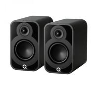Q Acoustics 5020 Bookshelf Speakers - Matt Black - Free 5m cable + banana plugs.