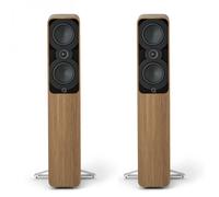 Q Acoustics Q 5040 Compact Floorstanding Speakers Holme Oak (Pair) - Nearly New