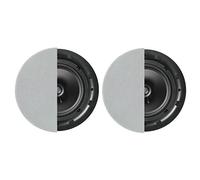 Q Acoustics Q Install QI80C Professional 8" In Ceiling Speakers (Pair) (Round Grille) black