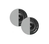 Q Acoustics Q Install QI80C Professional 8" In Ceiling Speakers (Pair) (Round Grille) black
