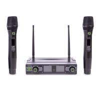 Q-Audio QWM 1950 HH Dual Channel UHF Wireless Microphone System