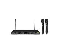 Q-Audio QWM 1970 HH UHF Dual Channel Handheld Wireless Microphone System