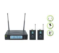 Q-Audio QWM1960BP Dual UHF Bodypack System - CH70