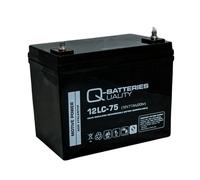 Q-Batteries 12LC-75 / 12V - 77Ah Lead acid battery Cycle type AGM