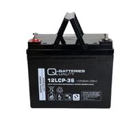 Mobility Scooter 12V - 36Ah lead acid battery Cycle type AGM Q-batteries 12LCP-3
