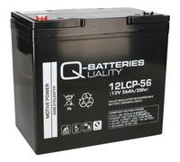 Q-Batteries 12Lcp-56 12V 56Ah Lead Acid Battery Cycle Type Agm Deep Cycle Vrla