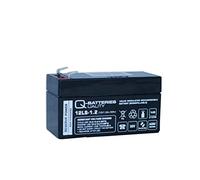 Q-Batteries 12LS-1.2 12V 1.2Ah Lead-Fleece Battery AGM VRLA with VDs