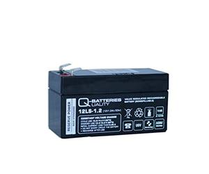 Q-Batteries 12LS-1.2 12V 1.2Ah Lead-Fleece Battery AGM VRLA with VDs