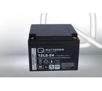 Q-Batteries 12Ls-24 12V 24Ah Lead-Fleece Battery Agm Vrla With Vds