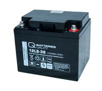 Q-Batteries 12LS-38 12V 38Ah lead fleece battery / AGM VRLA with VdS