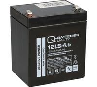 Q-Batteries 12LS-4.5 12V 4.5Ah Lead-Fleece Battery/AGM VRLA