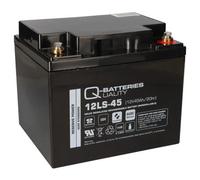 Q-Batteries 12Ls-45 12V 45Ah Lead-Fleece Battery Agm Vrla With Vds