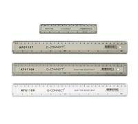 Q Conncect Ruler 15cm Clear
