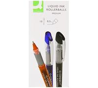 Q-Connect Q Connect Rollerball Liquid Ink 0.5 Black (Pack-10)