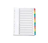 Q-Connect 1-15 Index Multi-punched Reinforced Board - KF01520