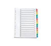 Q-Connect 1-15 Index Multi-punched Reinforced Board - KF01520