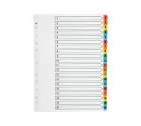 Q-Connect 1-20 Index Multi-punched Reinforced Board - KF01521