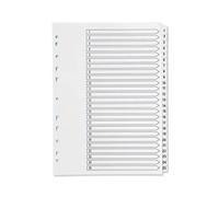 Q-Connect 1-25 Index Multi-Punched Reinforced Board Clear - KF97056