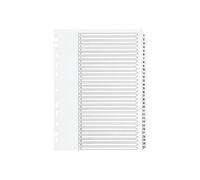 Q-Connect 1-31 Index Multi-Punched Reinforced Board Clear Tab A4 White + Free FINCHLEY Refill Pen (3)