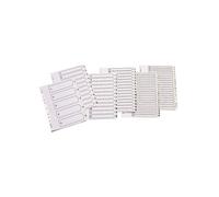 Q-Connect 1-5 Index Multi-Punched Reinforced Board Clear - KF01527