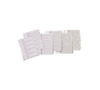 Q-Connect 1-5 Index Multi-Punched Reinforced Board Clear - KF01527