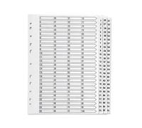 Q-Connect 1-75 Index Multi-Punched Reinforced Board Clear - KF97058