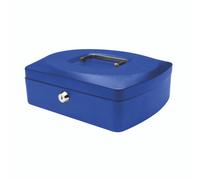 Q-Connect 10 Inch Blue Cash Box