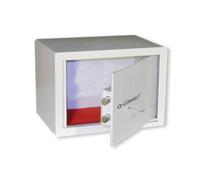 Q-Connect 10L Key Operated Security Safe 310 X 200 X 200mm Cream