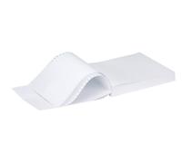 Q-Connect 11 Inches X370mm 1-Part 70gsm Plain Listing Paper (Pack Of 2000)